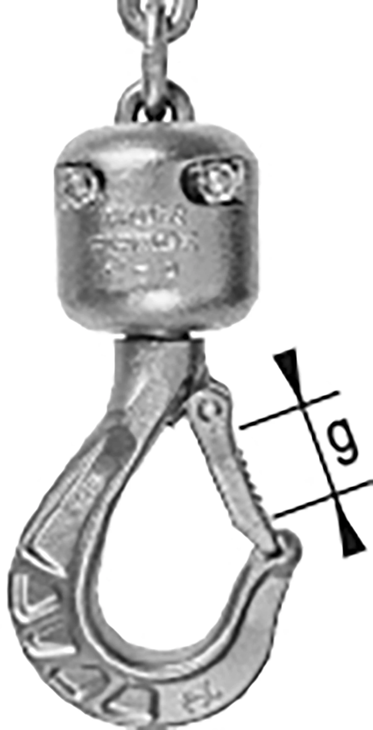 CWHF-95 - Drehwirbelhaken Edelstahl