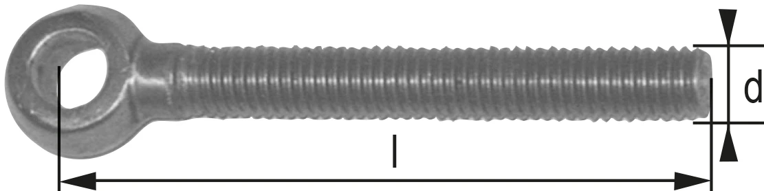 NM-M10x70 - Augenschraube Edelstahl
