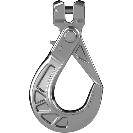Gabelsicherheitslasthaken aus rostfreiem Edelstahl von cromox® Gabelsicherheitslasthaken aus rostfreiem Edelstahl von cromox®