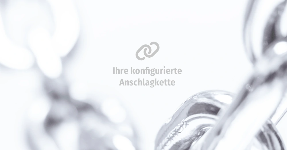 CWS-1-4 - Anschlagkette Edelstahl