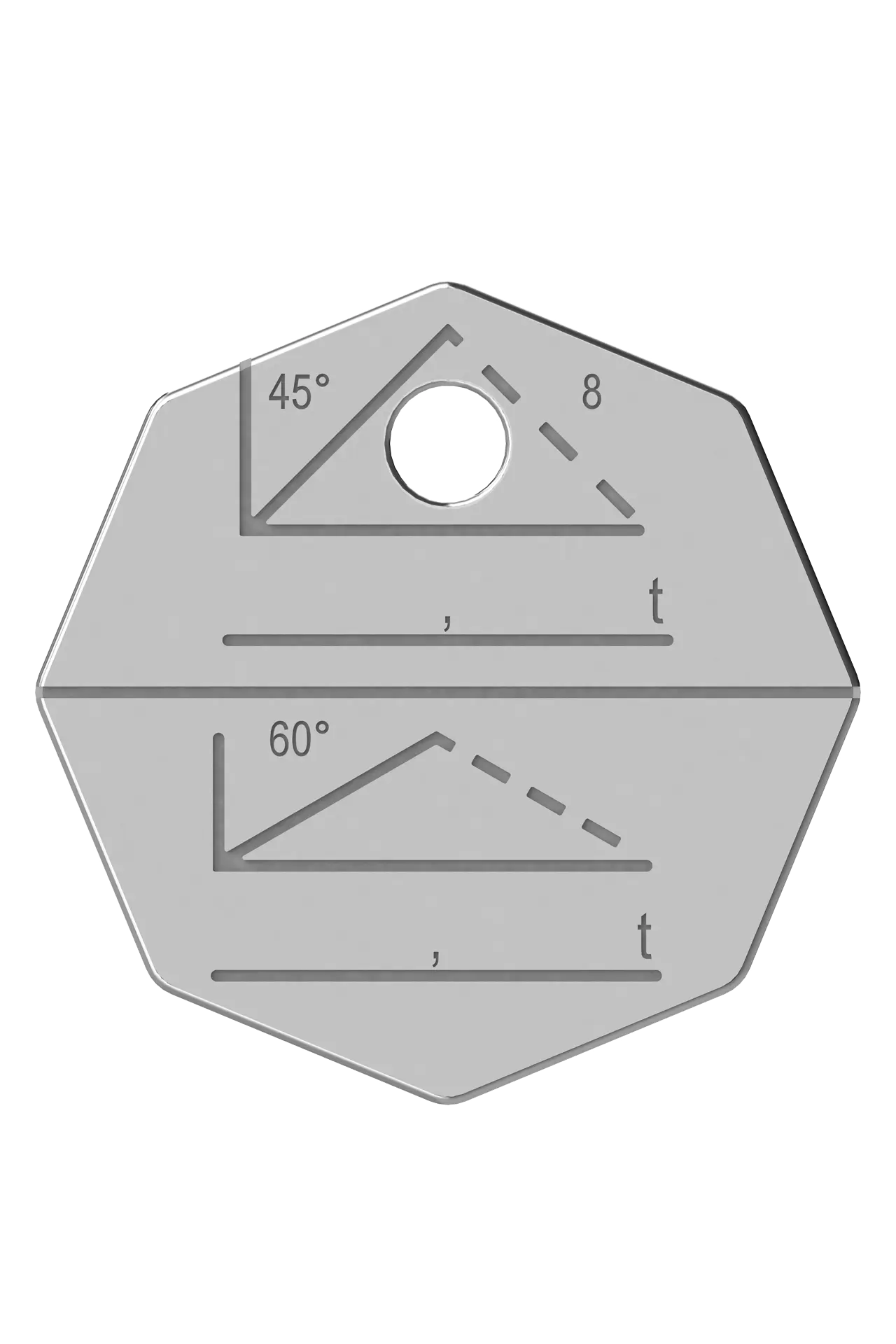 CA-LO - Plakette Edelstahl
