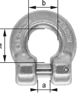 QGS-04 - Gabelschäkel Aurox Edelstahl