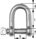CSA-26 - D-Schäkel Edelstahl