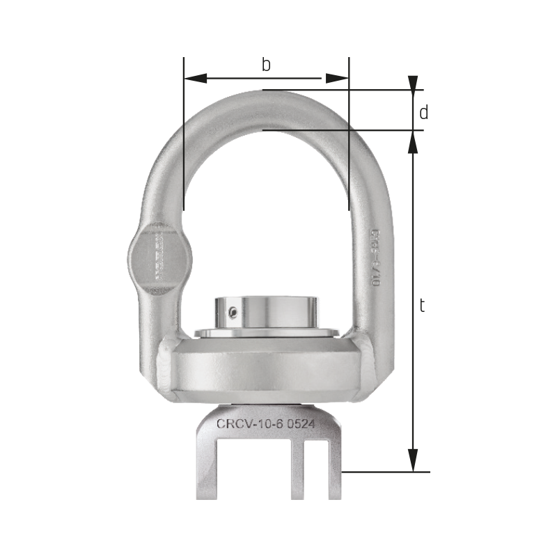 CRCBV-05 - Rotoconnect mit Bügel-Verbinder Edelstahl