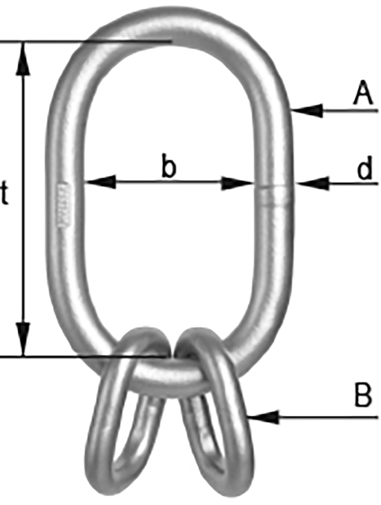CAK-45/32 - Aufhängekopf Edelstahl