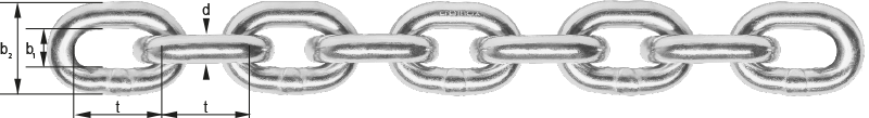 Rundstahlkette DIN 766, G6, von cromox® Rundstahlkette DIN 766, G6, von cromox®