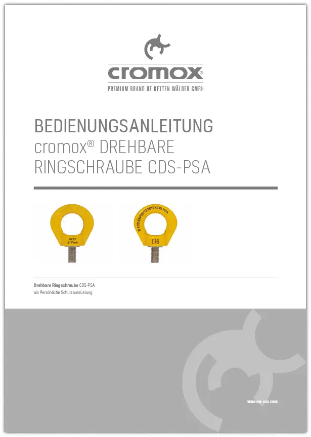 Download :: BEDIENUNGSANLEITUNG cromox® CDS-PSA Download :: BEDIENUNGSANLEITUNG cromox® CDS-PSA