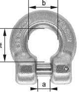 QGS-10 - Gabelschäkel Aurox Edelstahl