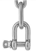Skizze Endbeschlag 3 – cromox® Anschlagketten, G6 ähnlich DIN 5688-1, gestrahlt